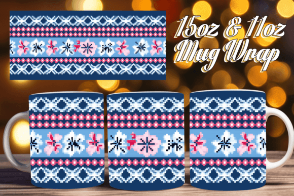 Evaluating 3D Embroidery Wonder Ugly Sweater Mug W