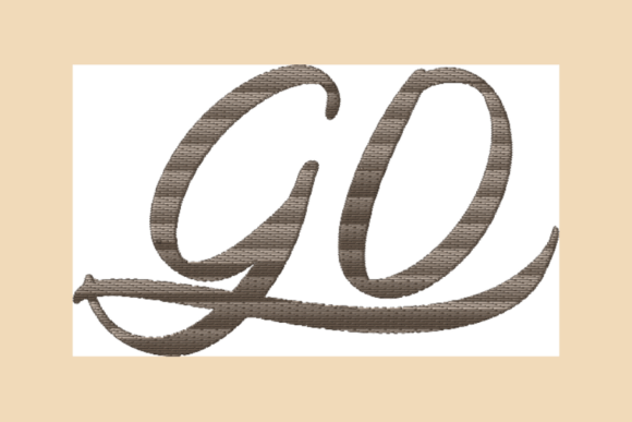 Go Lettering Swashes: A Holiday Embroidery Review