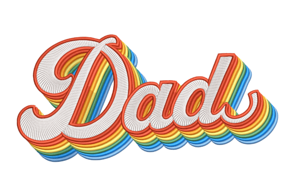 Retro Dad Embroidery Design Review for Business Merch