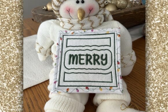 Review: 3D MERRY Text and Quilting-Directions Design