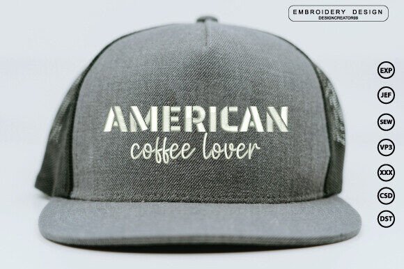 Review: American Coffee Lover 3D Embroidery for Sweatshirts