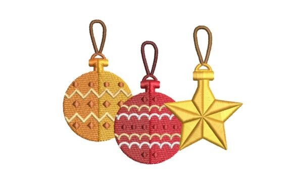Review: Christmas Ornaments Trio Embroidery Design