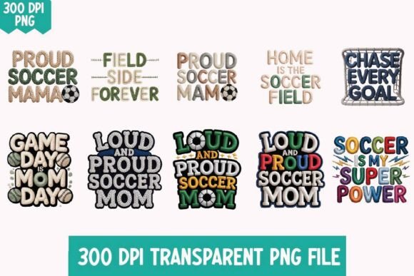 Review: Faux Yarn Soccer PNG for Etsy Shops