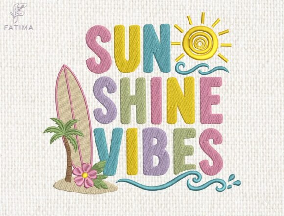 Review: Sunshine Vibes Embroidery Design for Craft Fairs