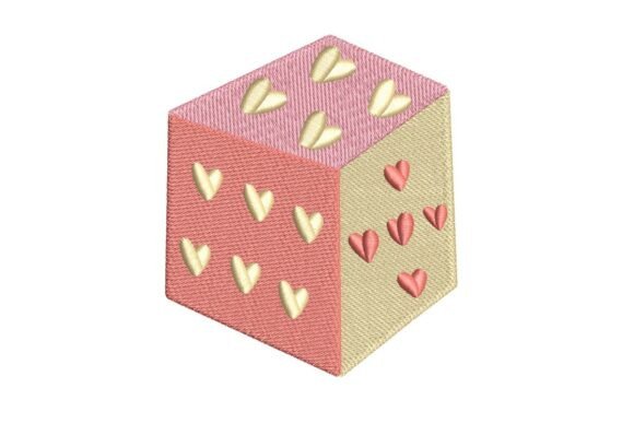 Review: Valentine Dice Embroidery Design for Makers
