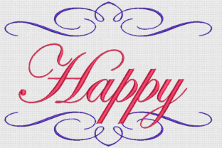 Reviewing Happy: Edwardian Script for Boutique Apparel