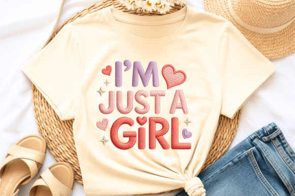 Reviewing I’m Just a Girl PNG Puffy Embroidery