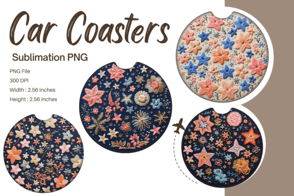 Reviewing the 3D Flower Star Embroidery Car Coaster